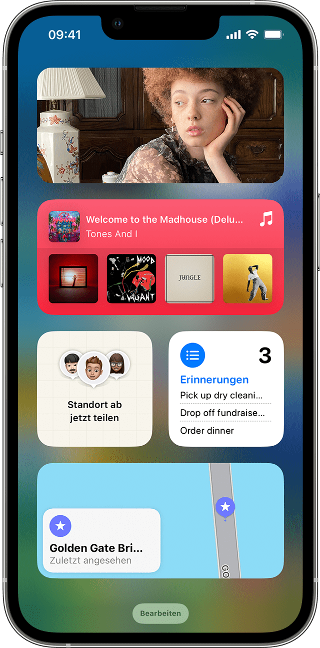 Widgets auf dem iPhone hinzufügen und bearbeiten - Apple Support (AT)
