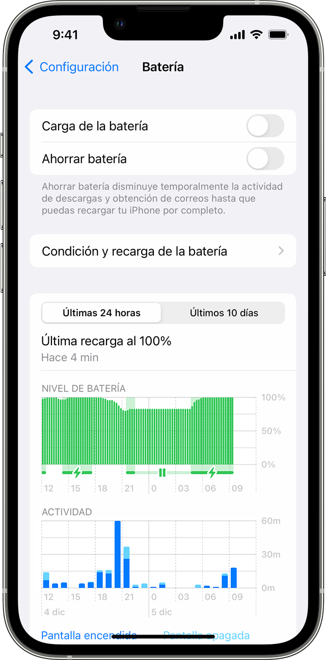 Mostrar el porcentaje de batería en un iPhone o iPad - Soporte técnico de  Apple (US)