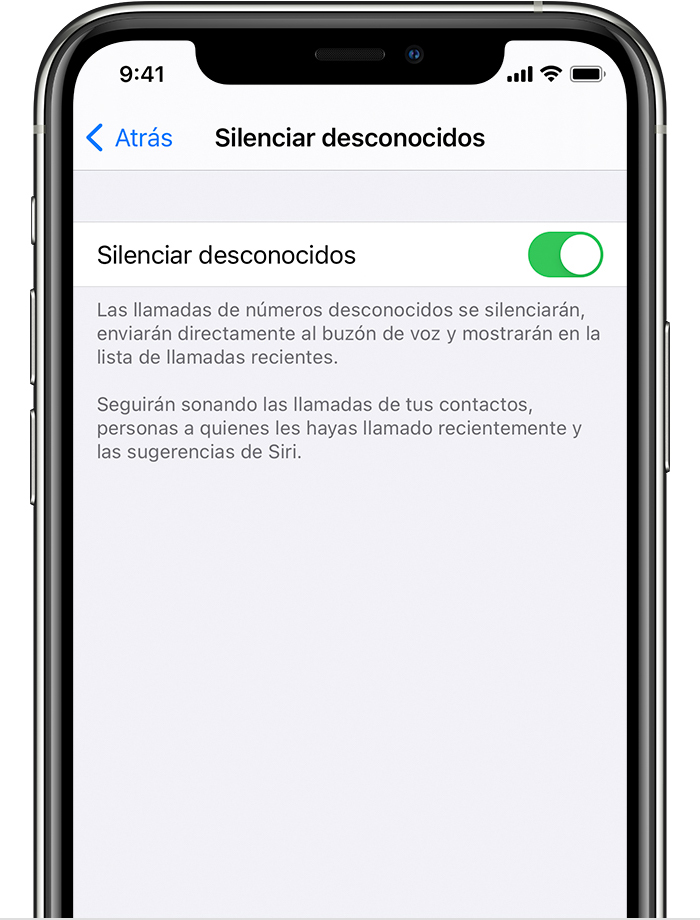 Detectar y bloquear llamadas telefónicas no deseadas - Soporte técnico de  Apple