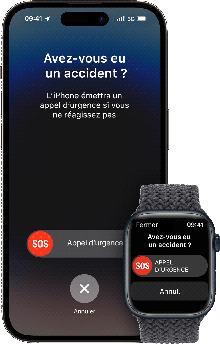 Votre iPhone et votre Apple Watch peuvent détecter les accidents de voiture graves