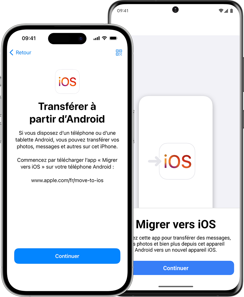 L’app « Migrer vers iOS » permet de transférer les données de votre téléphone Android vers un nouvel iPhone.