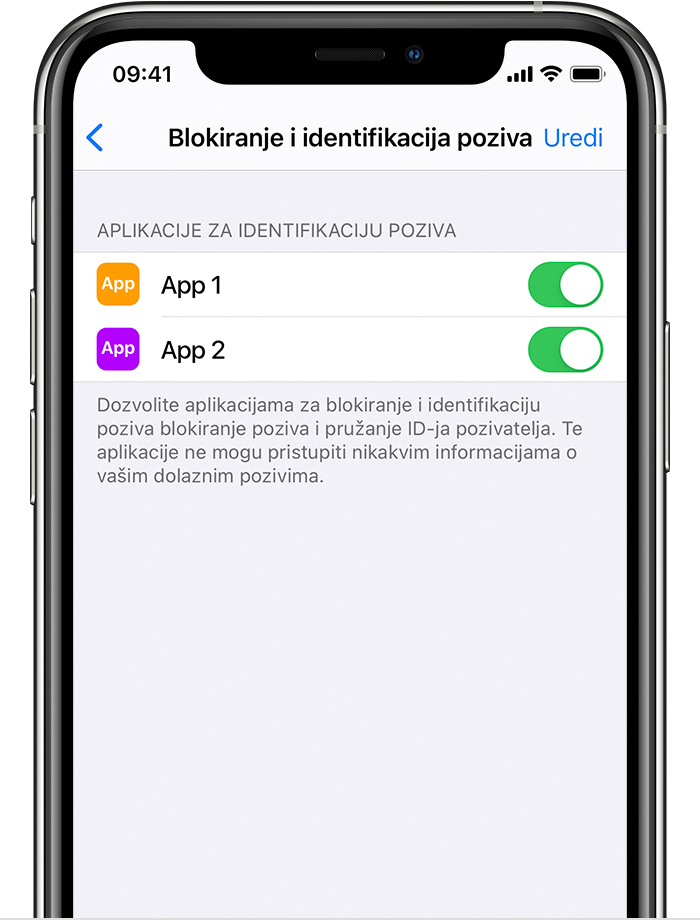 iPhone prikazuje kako postaviti aplikaciju za filtriranje neželjenih poziva