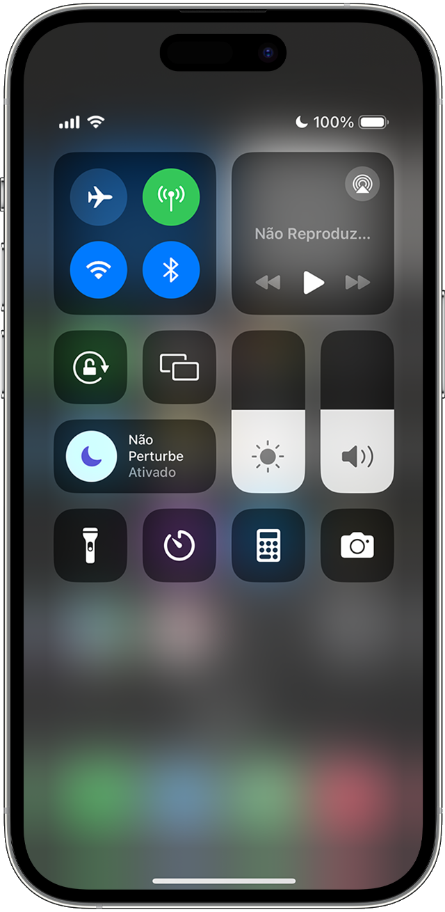 Use e personalize a Central de Controle no iPhone - Suporte da Apple (BR)