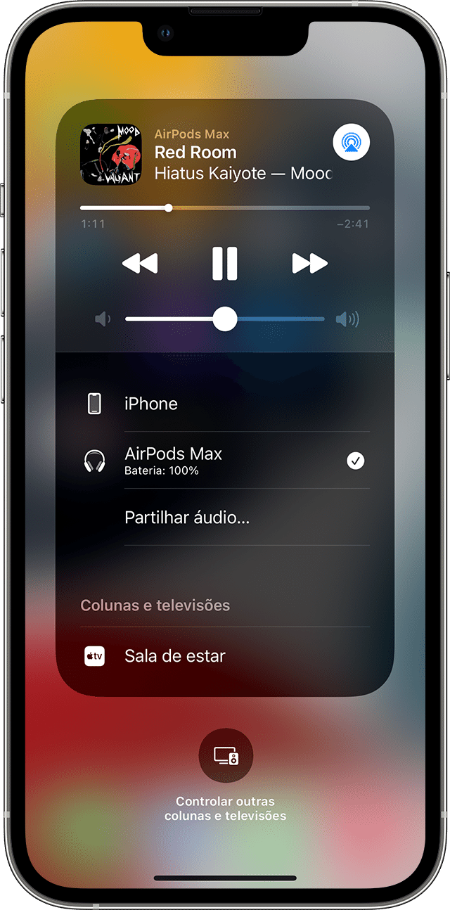ios15-iphone13-pro-control-center-audio-card-playing-airpods-max