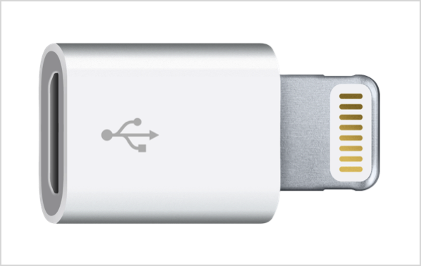 Adaptador Lightning a Micro-USB Apple