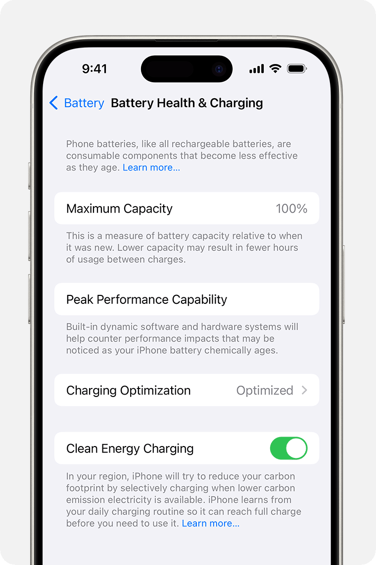 Battery Health & Charging with iPhone 15 models