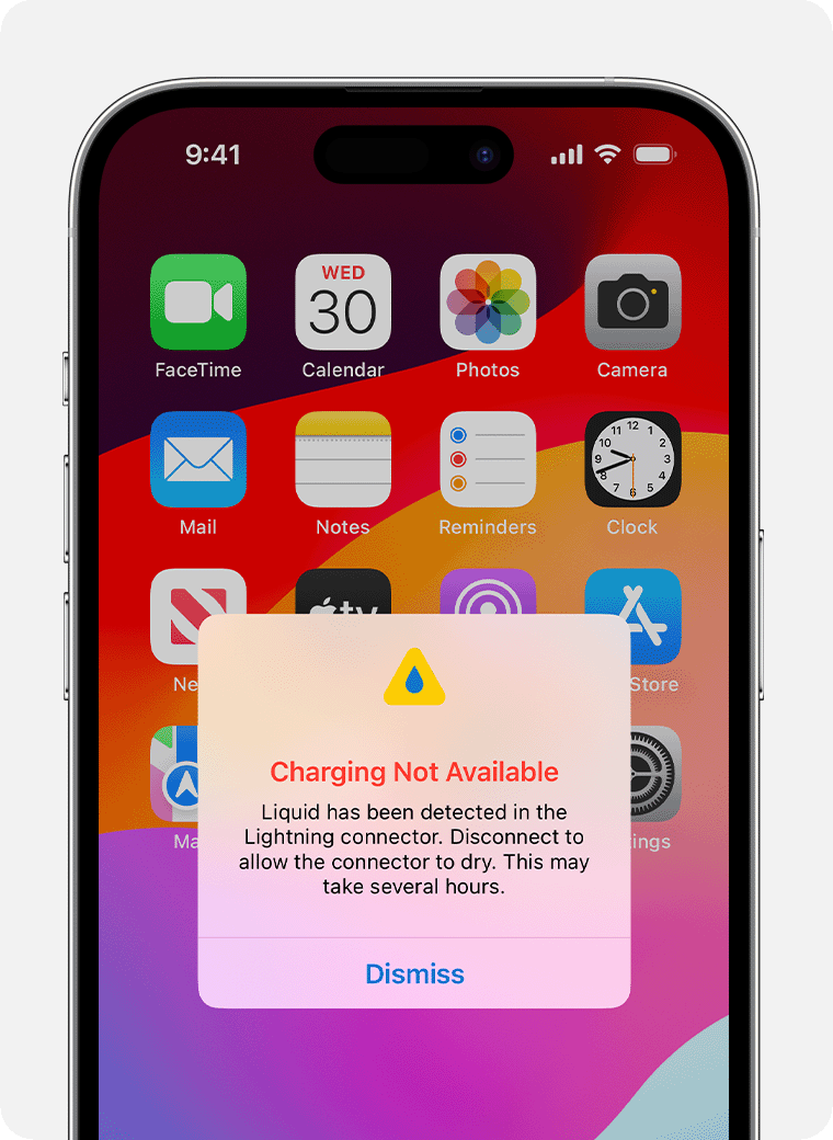Si votre iPhone a détecté la présence d'un liquide - Assistance Apple (FR)