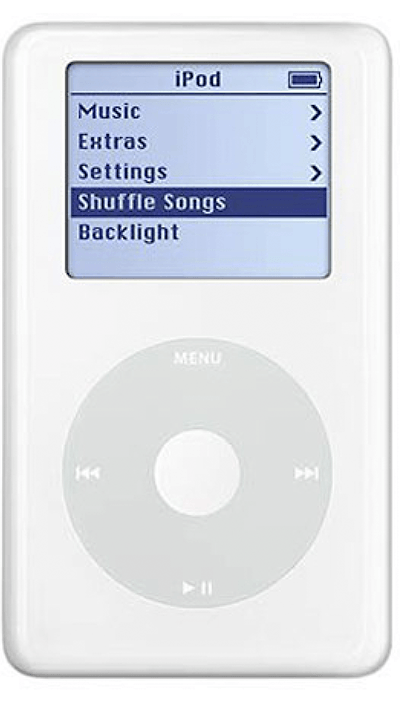 מתג הנעילה ב-iPod (גלגל לחיצה)