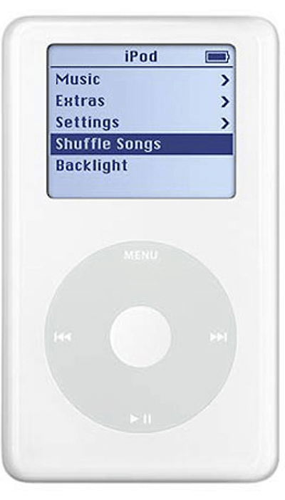 iPod (Click Wheel, Schalter „Hold“)