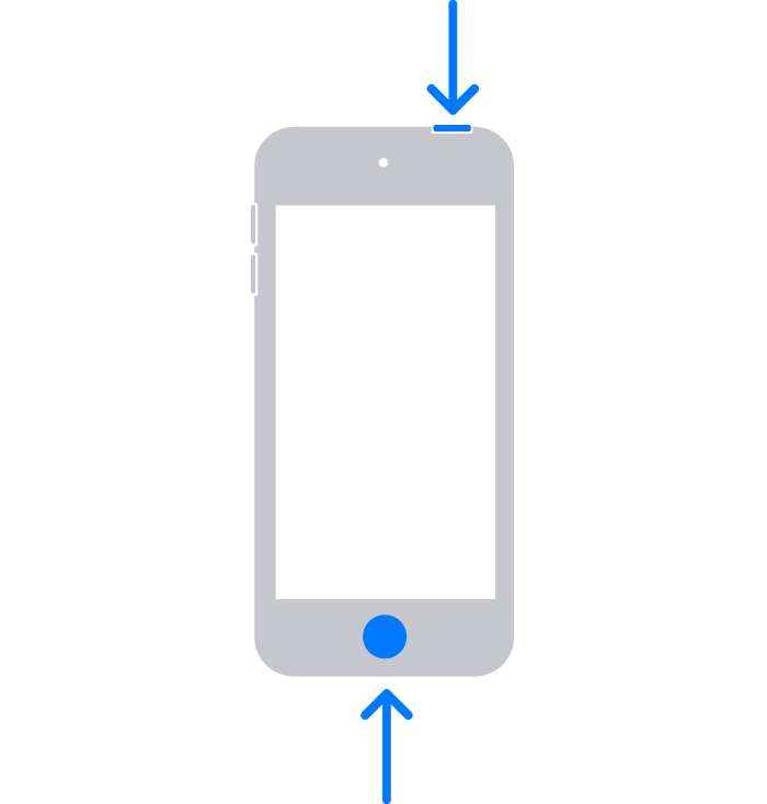 ipodtouch/iPod-touch-6 gen-force-restart