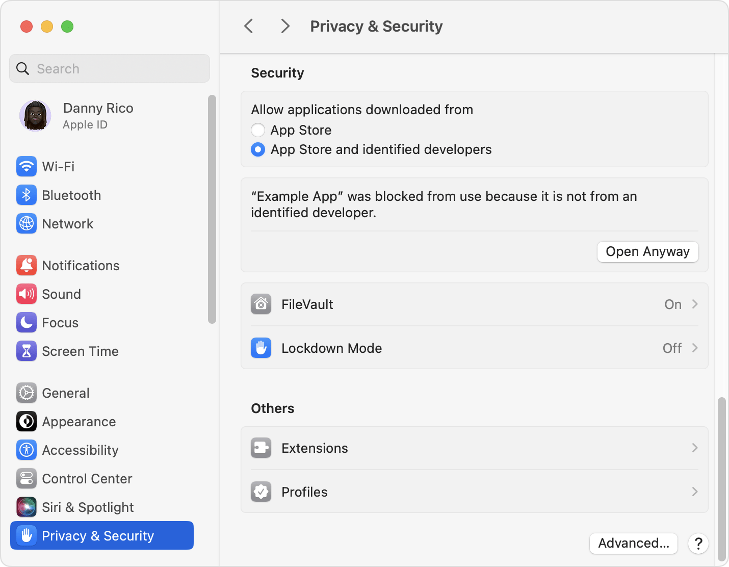 macos-sonoma-system-settings-privacy-security-app-blocked-not-from-identified-developer-open-anyway