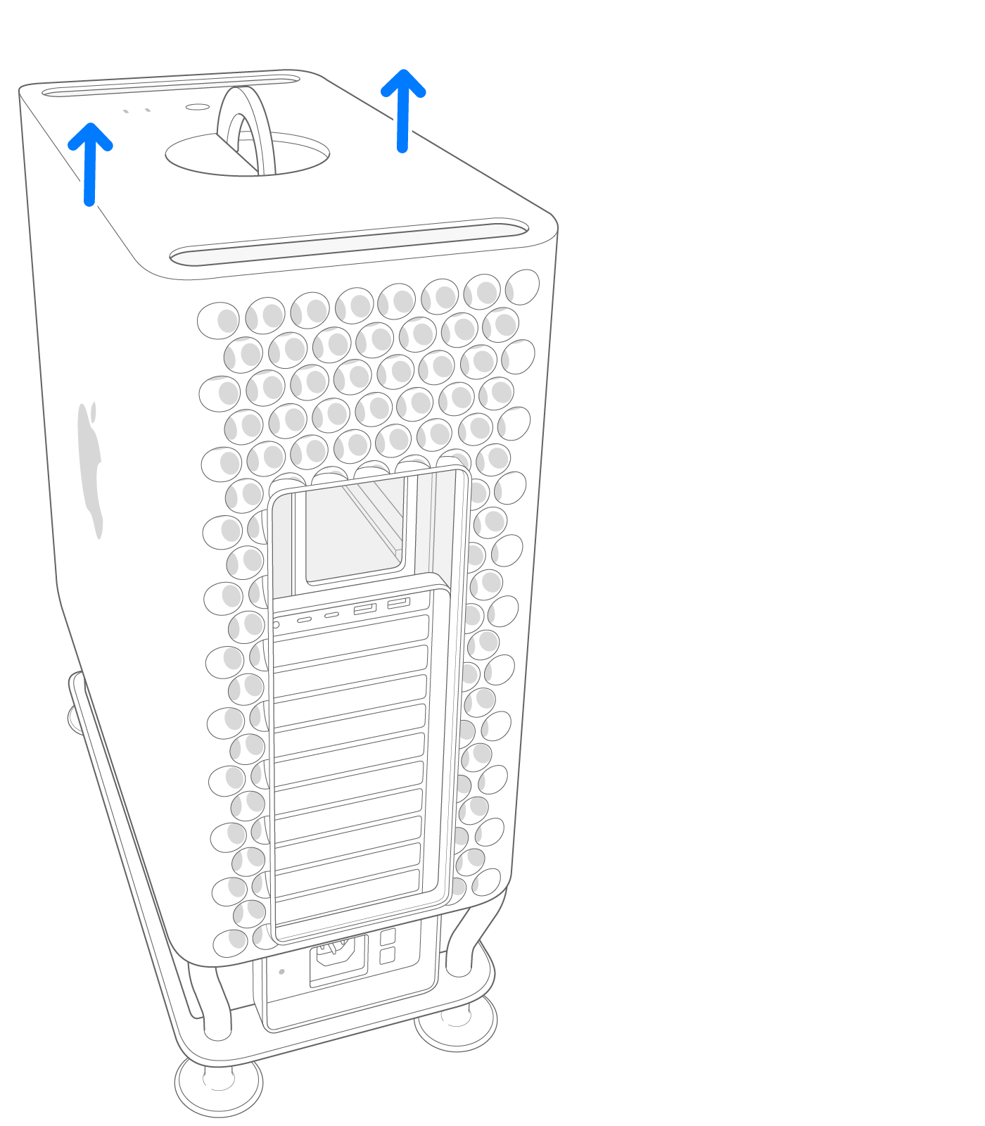 2019-mac-pro-nákres-demontáž-krytu