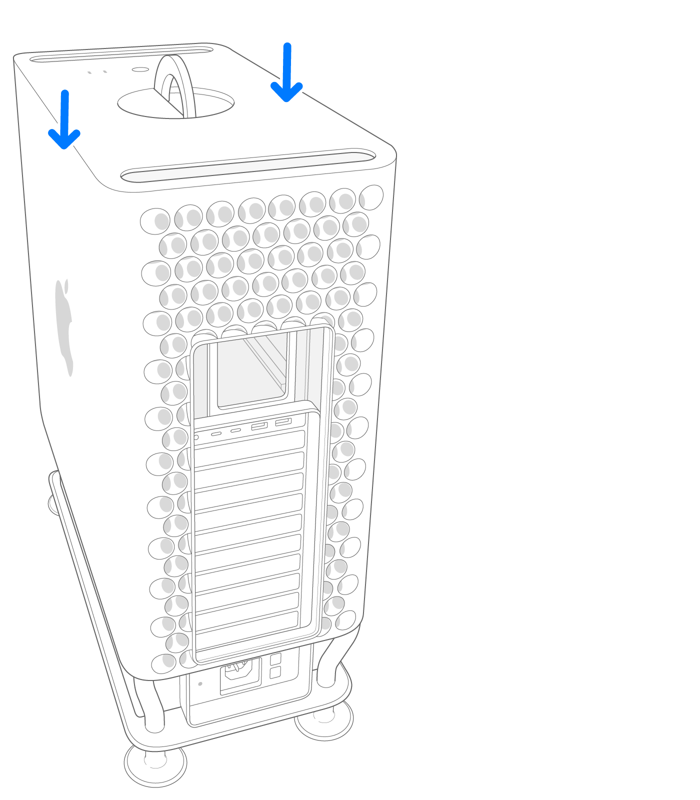 Mac Pro (2019) のメモリの取り付けと交換 - Apple サポート (日本)