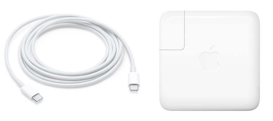 61W USB-C Power Adapter and USB-C Charge Cable