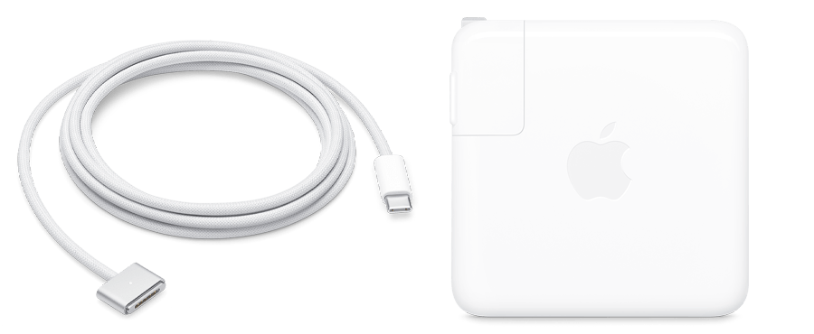 96W USB-C Power Adapter and USB-C to MagSafe 3 Cable