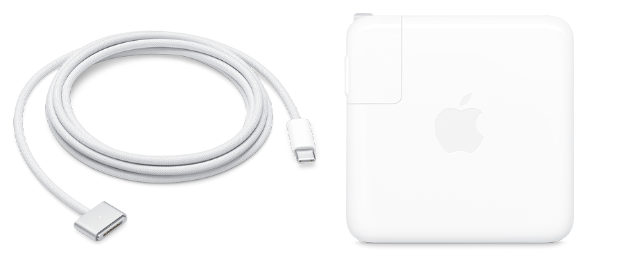 USB-C-strømforsyning på 96 W og USB-C til MagSafe 3-kabel