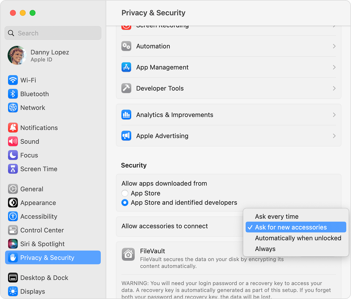 If your Mac asks you to allow an accessory to connect Apple Support