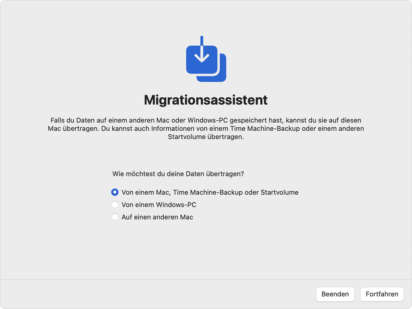 macOS-Monterey-Migrationsassistent-Von-einem-Mac-übertragen