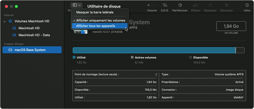 Formater un disque pour des ordinateurs Windows dans Utilitaire de disque  sur Mac - Assistance Apple (FR)