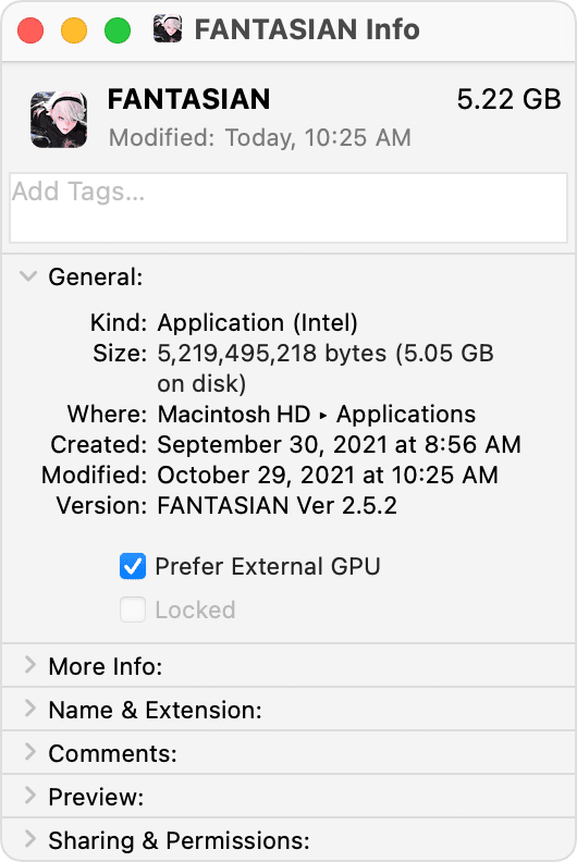 Egpu on sale mac nvidia