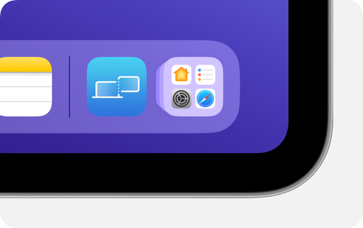 App Sidecar pada Dock di iPad.