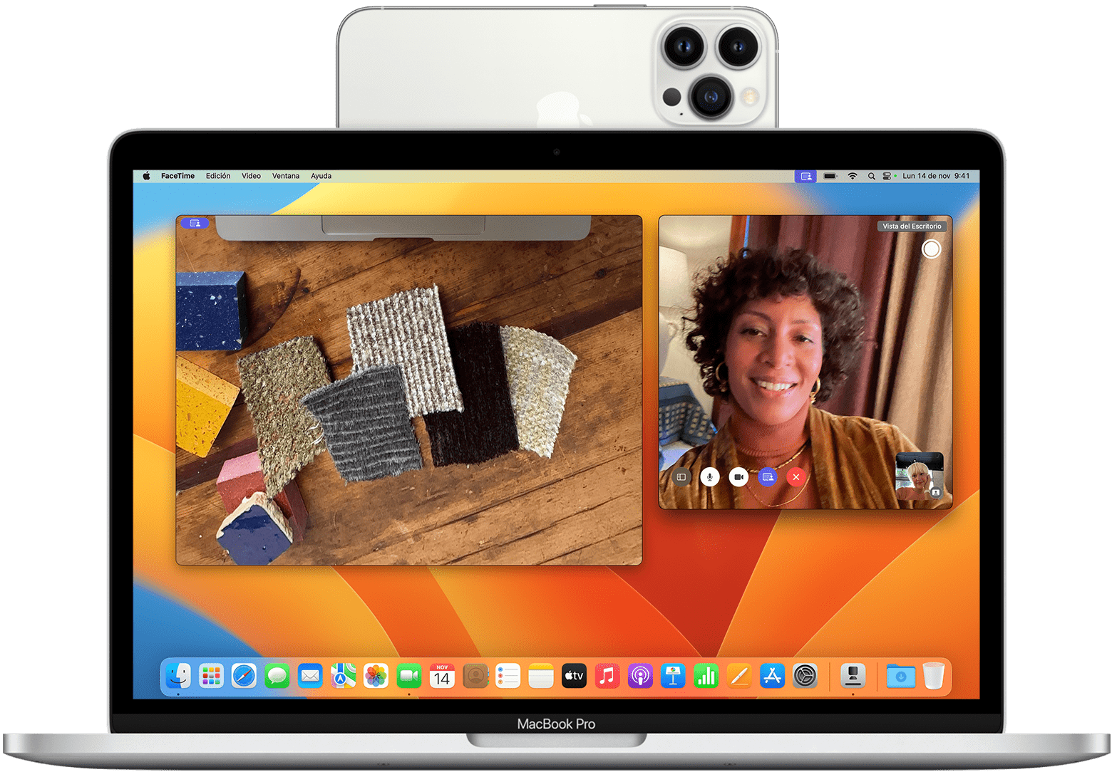 Cámara de continuidad: usa el iPhone como cámara web para la Mac - Soporte  técnico de Apple (US)