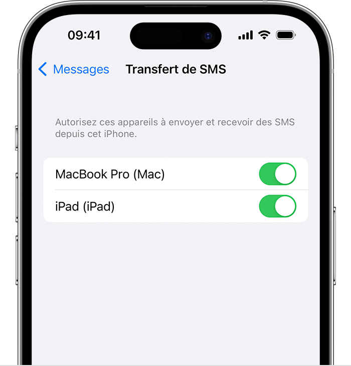 ios-16-iphone-14-pro-réglages-messages-transfert-sms