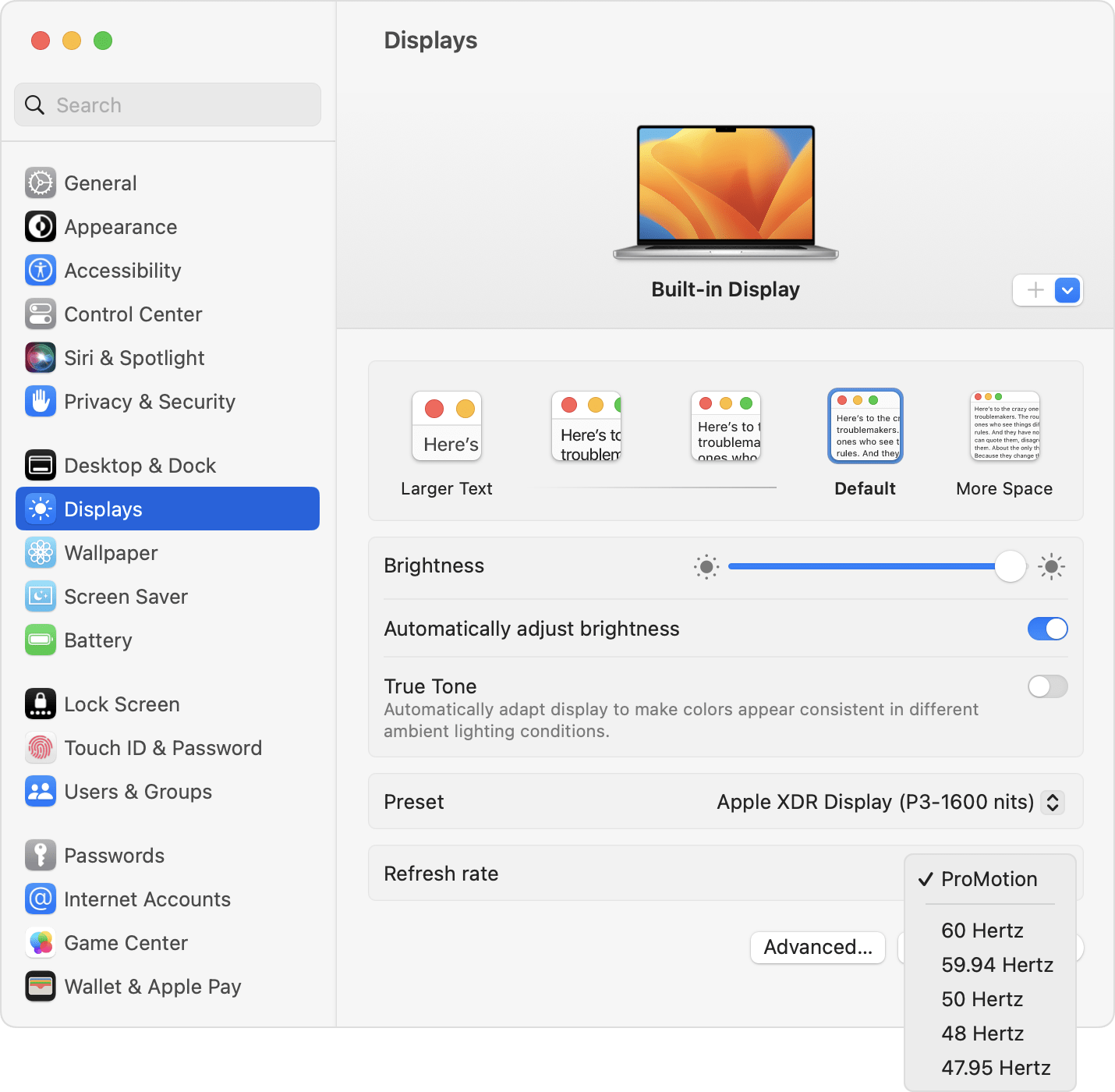 Connect your Macbook Pro or Macbook Air to a monitor, TV or projector