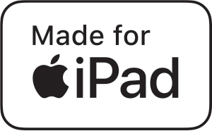 Made for iPad label