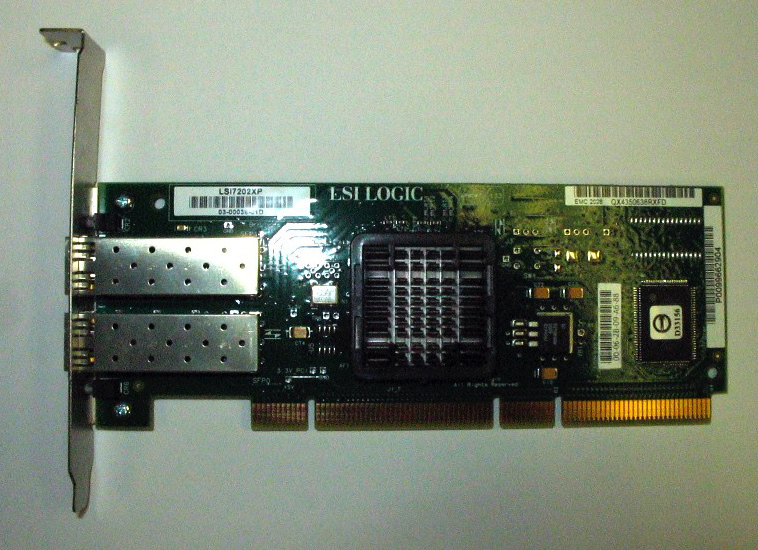 Apple デュアルチャネル
2 Gb Fibre 
Channel カード (PCI-X)