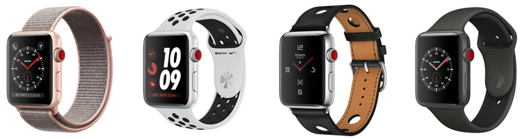 Apple Watch Series 3 - 技術仕様 - Apple サポート (日本)