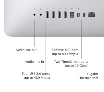 iMac (27-inch, Mid 2011) - Technical Specifications - Apple 